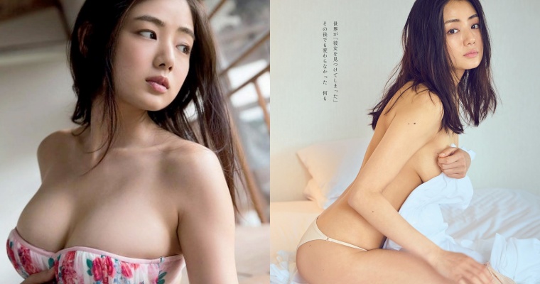 轉型電影咖也不封奶！G 乳「片山萌美」最新辣照再次以「上空」造型亮相