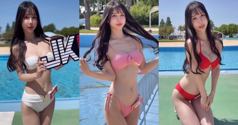 台灣尤物出征日本！「夢夢」挺白嫩雪乳現身攝影會，快門閃不停！