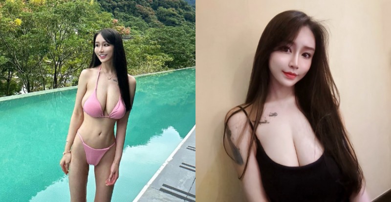 巨乳小姊姊兩顆都溢出！火辣比基尼照引起網友熱議