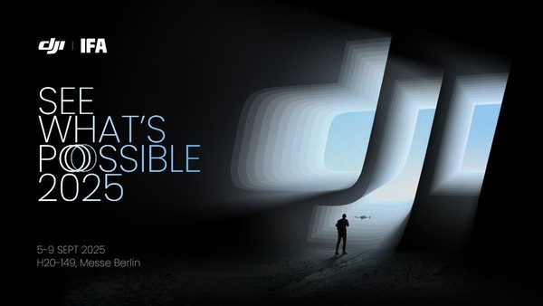 DJI大疆将携多款新品亮相IFA 2025柏林国际电子消费品展会
