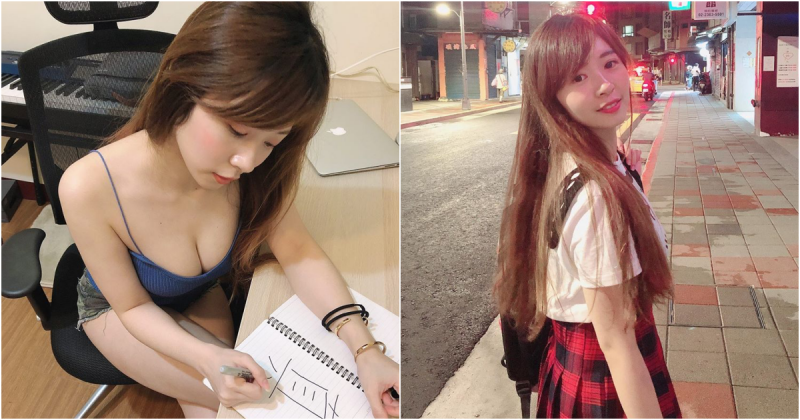 路邊巧遇「可愛氣質正妹」完美視角太誘惑！甜美的氣質外型讓人好陶醉