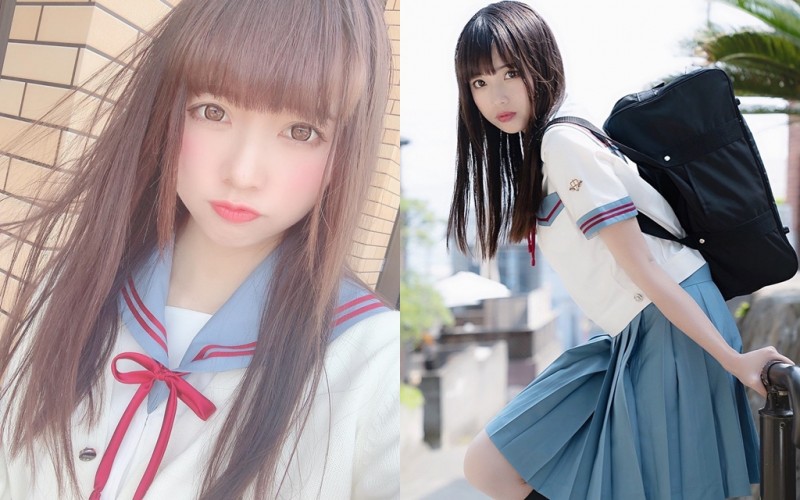 早稻田高學歷正妹「Ryoko–涼子」超愛Cosplay高中生　卡娃伊臉蛋整個無違和啊