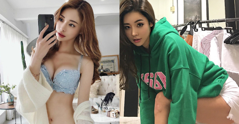 天熱了！比基尼辣妹胸前「飽滿車頭燈」開大底，火辣身材塞滿塞好整個螢幕！