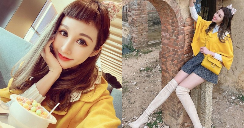 「氣質大眼正妹」金門網紅點打卡，「修長美腿」太犯規，衣服下暗藏渾圓雪乳！