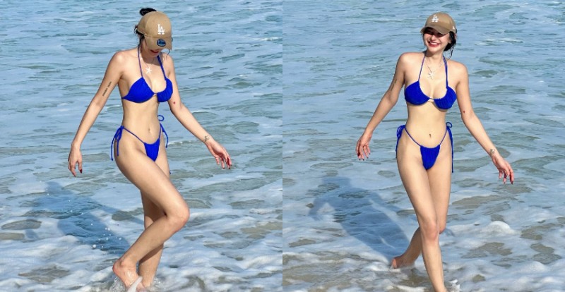 海邊遇見超火辣比基尼美女　完美身材稱霸整個沙灘！